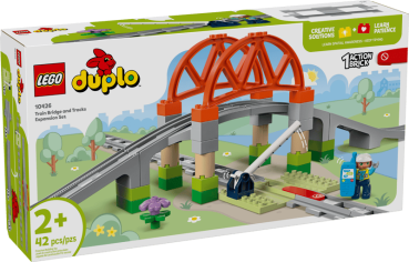 LEGO® Duplo® 10426 Eisenbahnbrücke und Schienen – Erweiterungsset