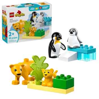LEGO® Duplo® 10442 Wildtier-Familien: Pinguine und Löwen
