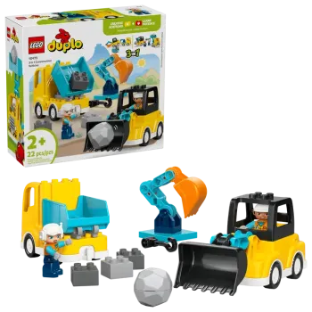 LEGO® Duplo® 10475 Baufahrzeuge – 3-in-1-Set