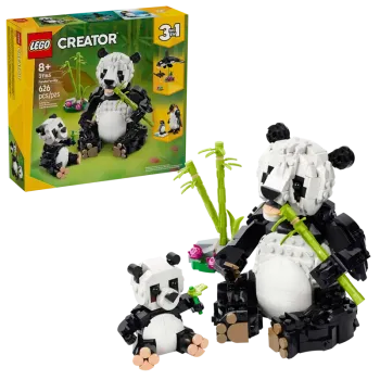 LEGO® Creator 3-in-1-Set 31165 Wilde Tiere: Pandafamilie