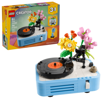 LEGO® Creator 3-in-1-Set 31172 Plattenspieler mit Blumen