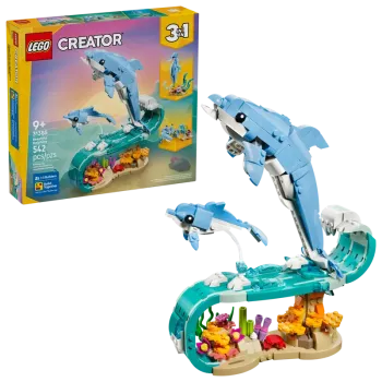 LEGO® Creator 3-in-1-Set 31385 Meerestiere: Wunderschöne Delfine