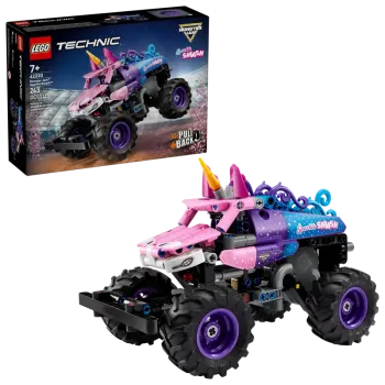 LEGO® Technic 42220 Monster Jam™ Sparkle Smash™ mit Rückziehmotor
