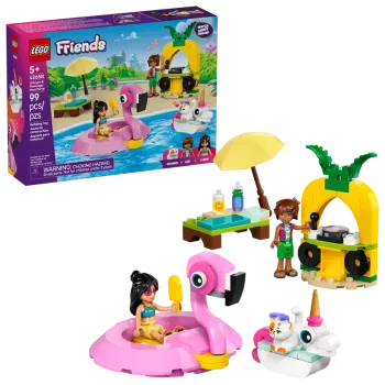 LEGO® Friends 42658 Poolparty mit Einhorn und Flamingo