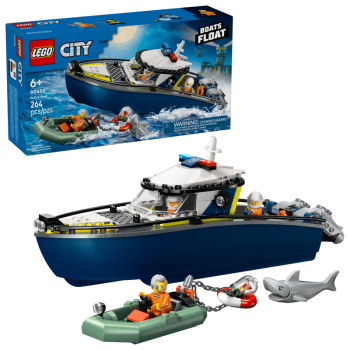 LEGO® City 60456 Verfolgungsjagd im Polizeiboot