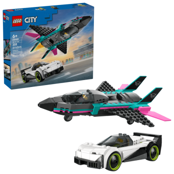 LEGO® City 60489 Düsenflieger vs. Rennauto