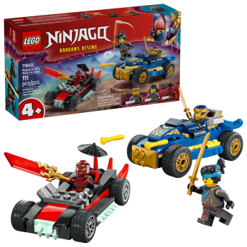 LEGO® Ninjago® 71840 Action-Autorennen: Rogue vs. Drix