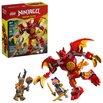 LEGO® Ninjago® 71851 Kais Drachen-Mech Battle Set
