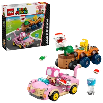 LEGO® Super Mario™ 72044 Mario Kart™ – Power-Up-Jagd mit Piranha-Pflanzen