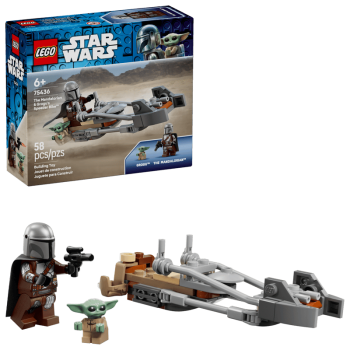 LEGO® Star Wars™ 75436 Der Mandalorianer und Grogu auf ihrem Speeder Bike™