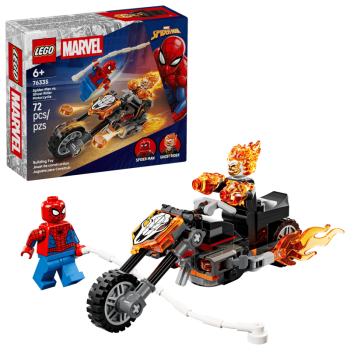 LEGO® Marvel Super Heroes™ 76335 Spider-Man vs. Ghost Rider auf seinem Motorrad