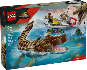 LEGO® Jurassic World™ 76974 Mosasaurier: Die Bootmission
