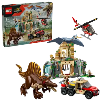 LEGO® Jurassic World™ 76976 Spinosaurier & Quetzalcoatlus: Hubschrauber-Einsatz