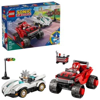 LEGO® Sonic The Hedgehog™ 77118 Silvers Auto vs. Knuckles' Monstertruck