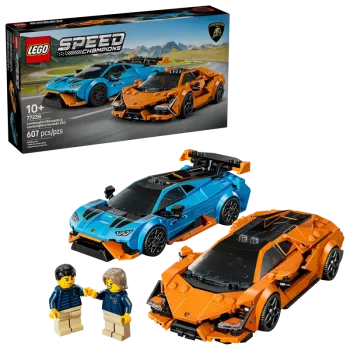 LEGO® Speed Champions 77238 Lamborghini Revuelto und Huracán STO
