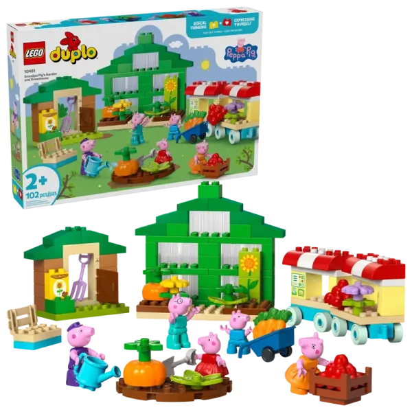 LEGO® DUPLO® Peppa Wutz 10461 Opas Garten und Gewächshaus