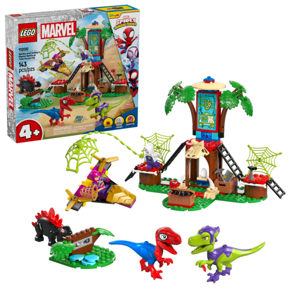 LEGO® Marvel Super Heroes™ 11200 Showdown am Baumhaus: Spidey-Rex vs. Gobby-Raptor