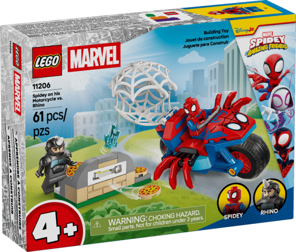 LEGO® Marvel Super Heroes™ 11206 Spidey auf Motorrad vs. Rhino