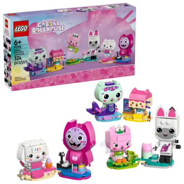 LEGO® Gabbys Puppenhaus 11215 Gabbys Katzenfreunde aus LEGO Steinen