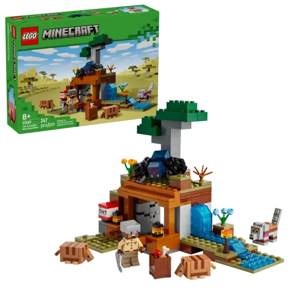 LEGO® Minecraft® 21269 Die Expedition zur Gürteltiermine