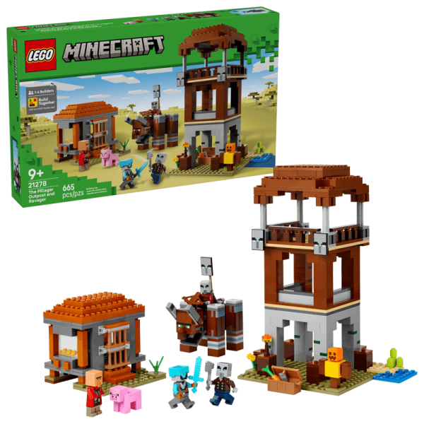 LEGO® Minecraft® 21278 Ein Verwüster am Plünderer-Außenposten