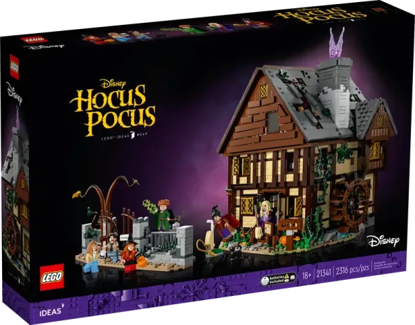 LEGO® Ideas 21341 Disney Hocus Pocus: Das Hexenhaus der Sanderson-Schwestern