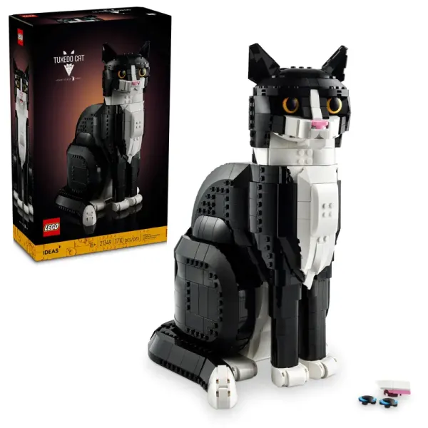 LEGO® Ideas 21349 Schwarz-weiße Katze