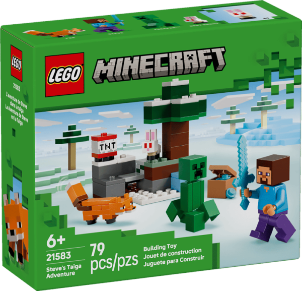 LEGO® Minecraft® 21583 Steves Abenteuer in der Taiga