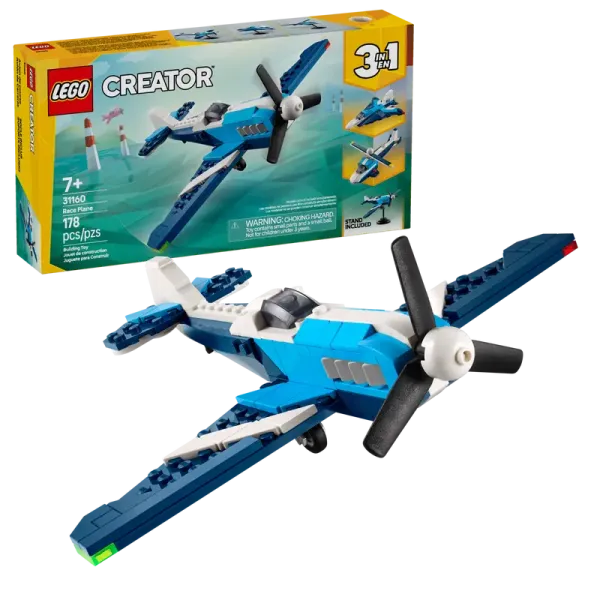 LEGO® Creator 3-in-1-Set 31160 Flieger: Rennflugzeug