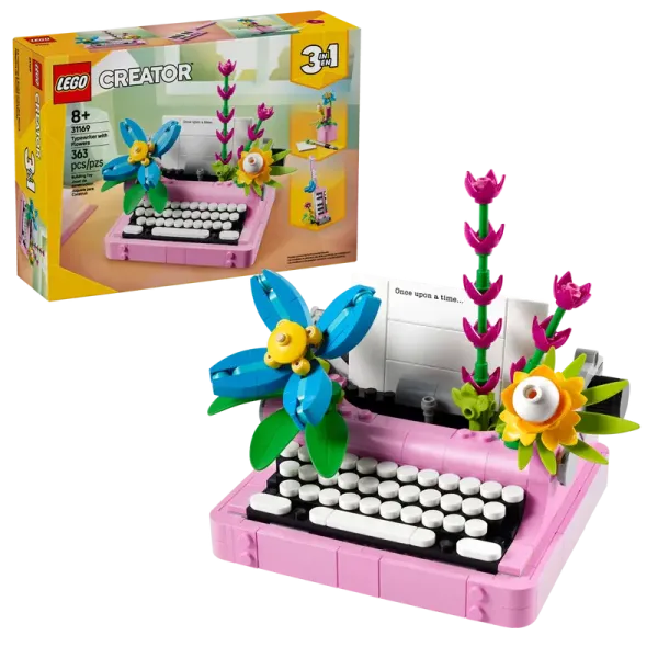 LEGO® Creator 3-in-1-Set 31169 Schreibmaschine mit Blumen