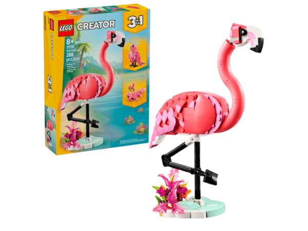 LEGO® Creator 3-in-1-Set 31170 Wilde Tiere: Rosa Flamingo