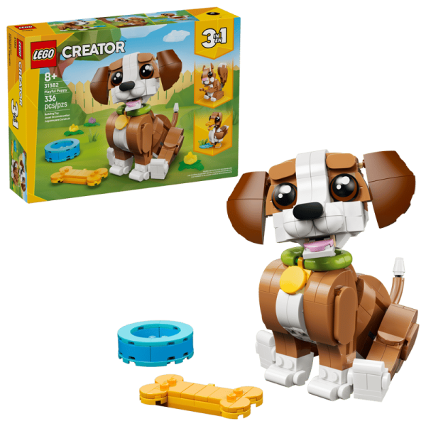 LEGO® Creator 3-in-1-Set 31382 Niedliche Tiere: Verspielter Welpe