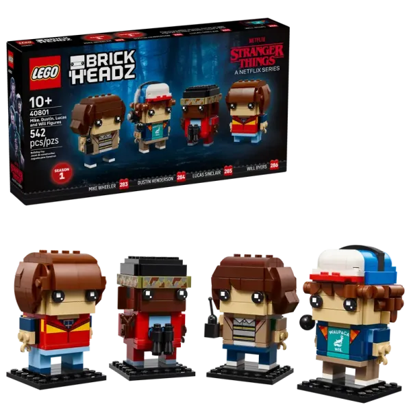 LEGO® BrickHeadz 40801 Mike, Dustin, Lucas und Will Figuren