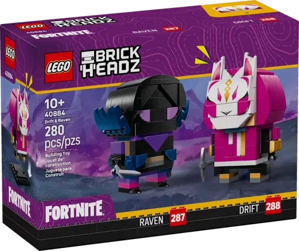 LEGO® BrickHeadz 40884 Drift und Raven Figuren