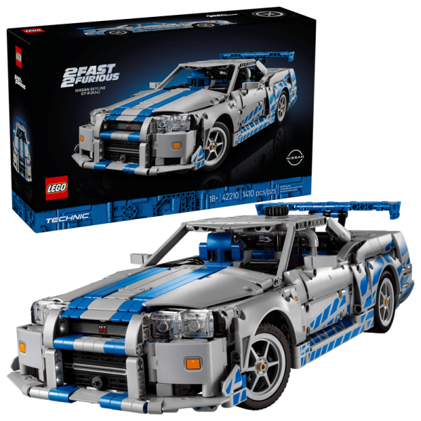 LEGO® Technic 42210 2 Fast 2 Furious Nissan Skyline GT-R (R34) Flitzer