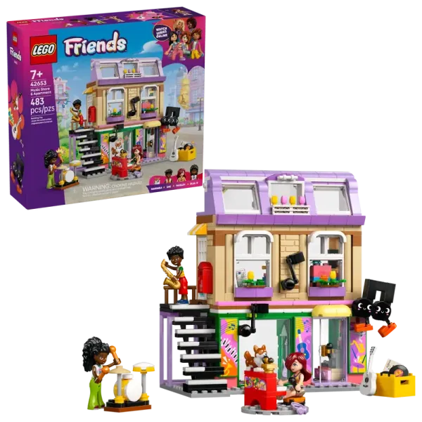 LEGO® Friends 42653 Musikladen & Wohnung