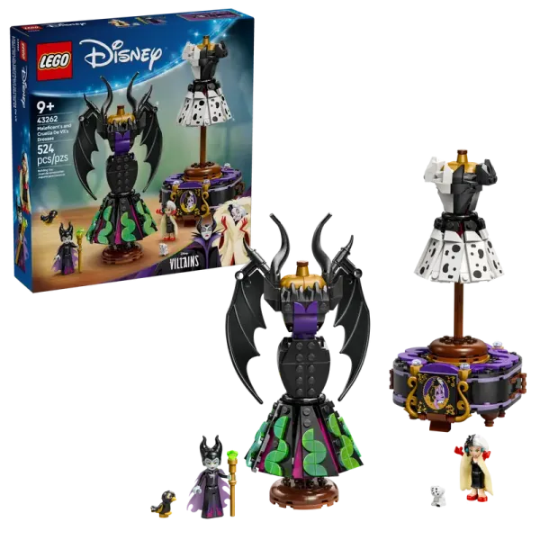 LEGO® Disney™ 43262 Die Kleider von Malefiz und Cruella De Vil