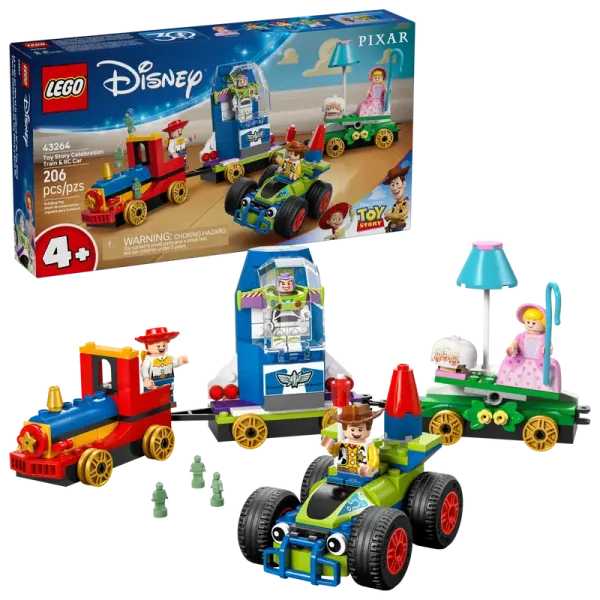 LEGO® Disney™ 43264 Partyzug und das Auto RC aus Toy Story
