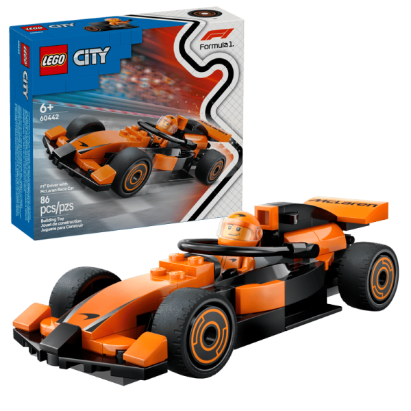 LEGO® City 60442 F1® Rennfahrer mit McLaren Rennauto