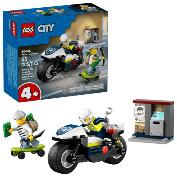 LEGO® City 60455 Verfolgungsjagd mit dem Polizeimotorrad