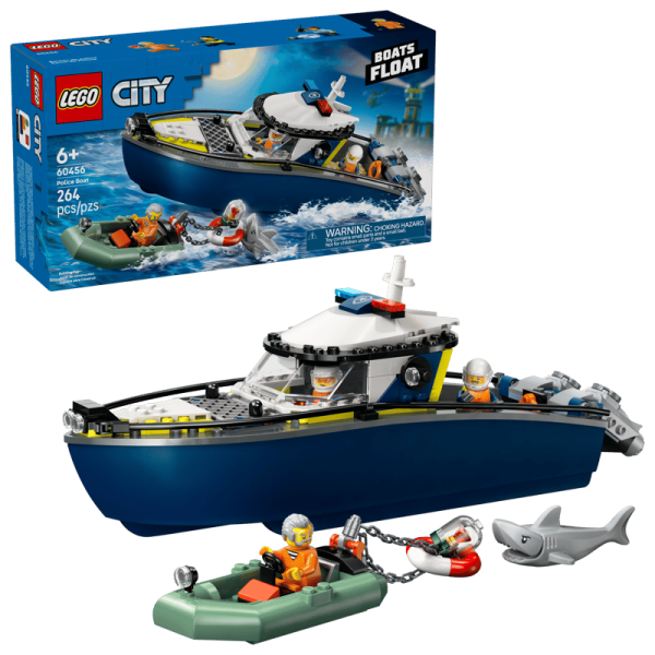 LEGO® City 60456 Verfolgungsjagd im Polizeiboot