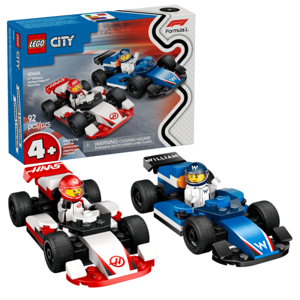 LEGO® City 60464 F1® Williams Racing und Haas F1® Rennautos