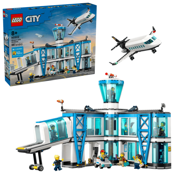 LEGO® City 60502 Flughafen mit Flugzeug