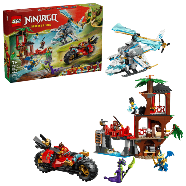 LEGO® Ninjago® 71857 Showdown am Baumhaus mit dem Ninja-Bike