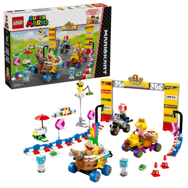 LEGO® Super Mario™ 72036 Mario Kart™ – Baby Peach & Grand Prix–Set