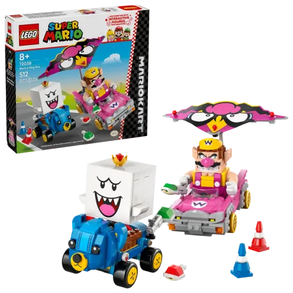 LEGO® Super Mario™ 72038 Mario Kart™ – Wario & König Buu Huu