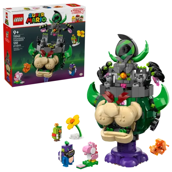 LEGO® Super Mario™ 72042 Prinz Florian & Schloss-Bowser