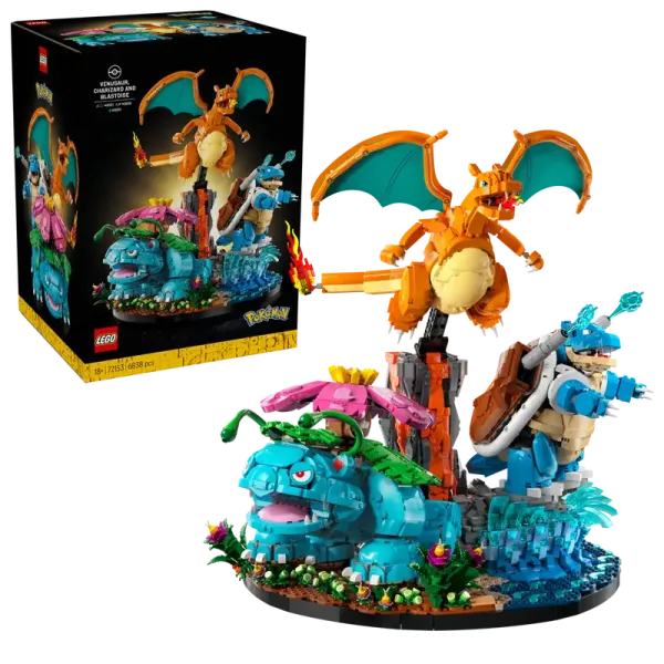 LEGO® Pokémon™ 72153 Bisaflor, Glurak und Turtok