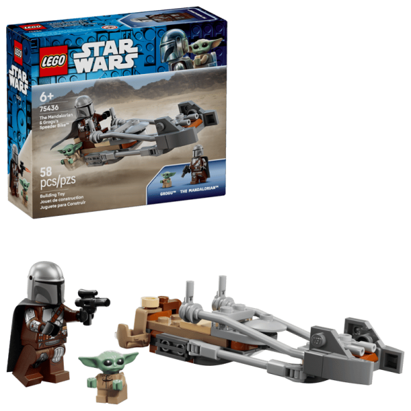 LEGO® Star Wars™ 75436 Der Mandalorianer und Grogu auf ihrem Speeder Bike™