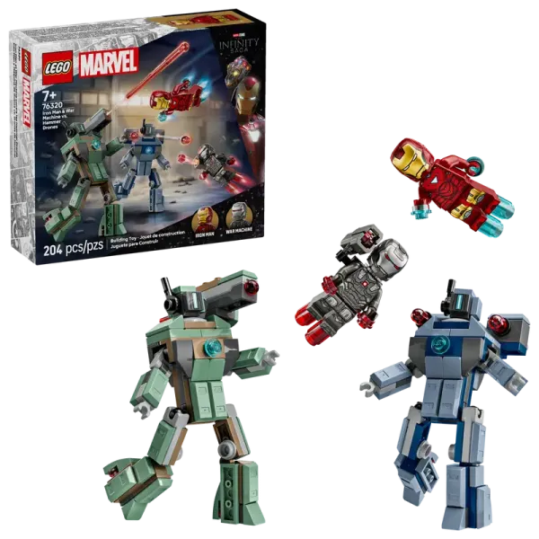 LEGO® Marvel Super Heroes™ 76320 Iron Man & War Machine vs. Hammer-Drohnen